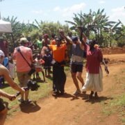 Tourist Learning Uganda Local Traditional Dance